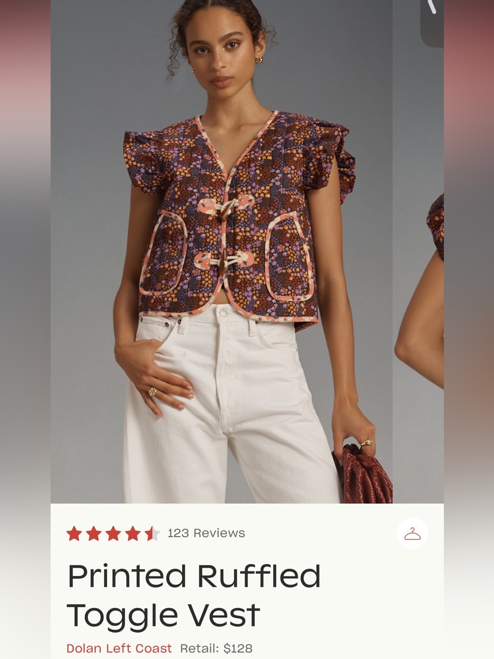 Floral vest